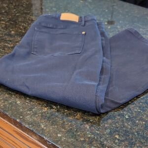 Judy Blue Plus Size Capri Navy Jeans